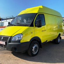 Окраска АСМП Газель Бизнес в лимонный цвет