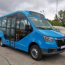 Покраска автобуса Газель СИТИ (синий цвет - июль 2020 г)