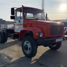 Покраска автомобиля Газон ЗЕМЛЯК ПОЖАРНЫЙ  (красный цвет - ноябрь 2020 г)