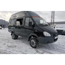 Покраска автомобиля Газель Бизнес 27057 с высокой крышей (черный цвет - февраль 2020 г)
