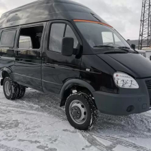 Покраска автомобиля Газель Бизнес 27057 с высокой крышей (черный цвет - февраль 2020 г)