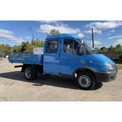 Покраска автомобиля Газель Бизнес Фермер 4х4 (синий цвет - сентябрь 2020 г)