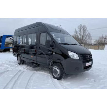 Покраска автобуса Газель Next (черный цвет - январь 2021 г)