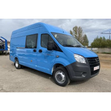 Покраска автомобиля Газель Next (синий цвет - сентябрь 2020 г)