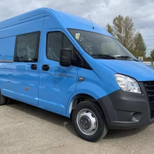 Покраска автомобиля Газель Next (синий цвет - сентябрь 2020 г)