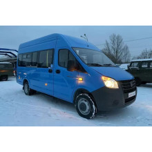 Покраска автобуса Газель Next (синий цвет - октябрь 2020 г)