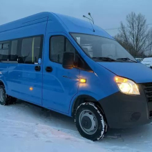 Покраска автобуса Газель Next (синий цвет - октябрь 2020 г)