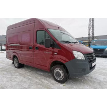 Покраска автомобиля Газель Next (бордовый цвет - февраль 2020 г)