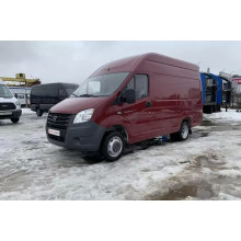 Покраска автомобиля Газель Next (бордовый цвет - апрель 2021 г)