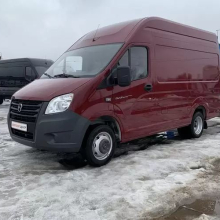 Покраска автомобиля Газель Next (бордовый цвет - апрель 2021 г)