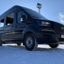 Покраска автомобиля Ford Форд Транзит L3H3 (черный цвет - февраль 2021 г)