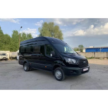 Покраска автомобиля Ford Форд Транзит L4H3 (черный цвет - май 2021 г)