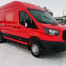Покраска автомобиля Ford Форд Транзит L4H2 (красный цвет - январь 2020 г)