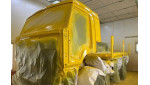 Покраска автомобиля КАМАЗ 43502 в цвет аварийных служб