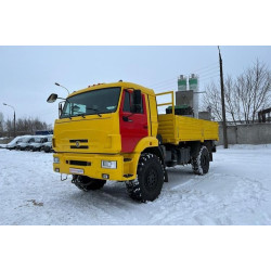 Покраска автомобиля КАМАЗ 43502 в цвет аварийных служб