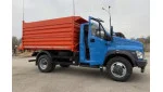 Покраска автомобиля Газон Next Самосвал (синий цвет - март 2020 г)