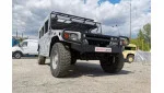 Покраска автомобиля Тойота Мега Круизер (серый цвет - август 2020 г)
