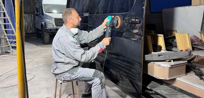 Кузовной ремонт и перекраска микроавтобусов и коммерческой техники