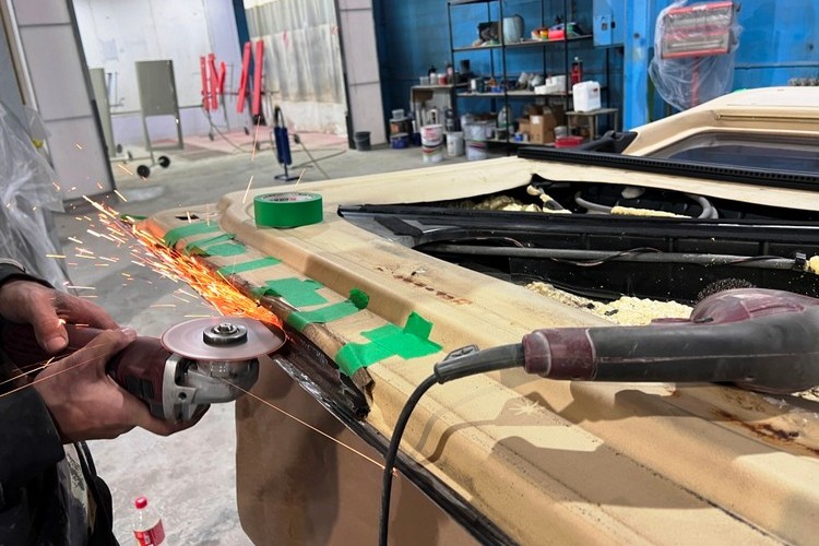 Кузовной ремонт и покраска микроавтобуса Mercedes Sprinter